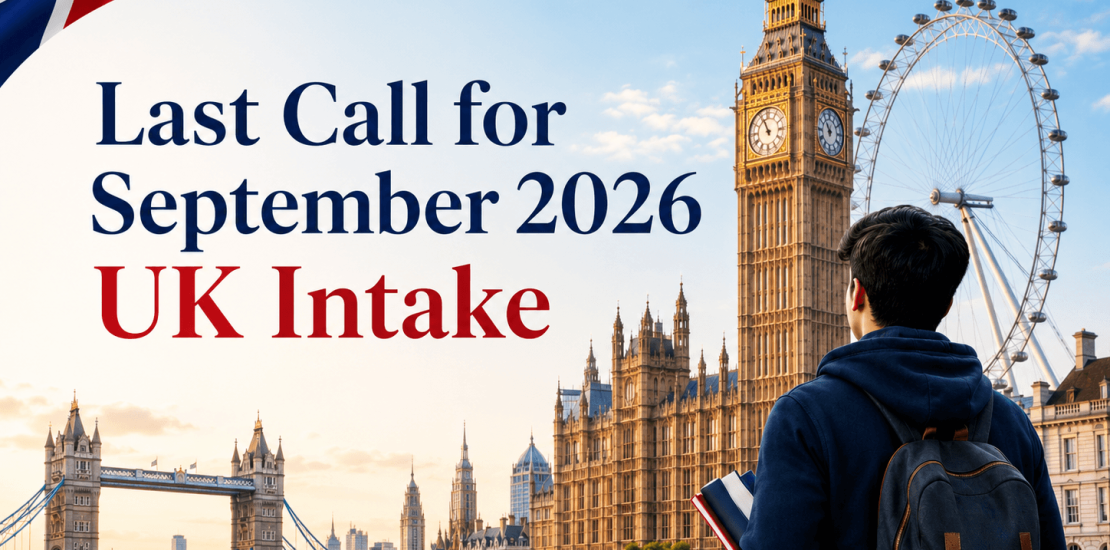 “Last Call for September 2026 UK Intake