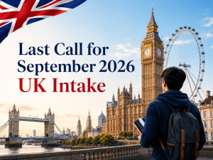 “Last Call for September 2026 UK Intake